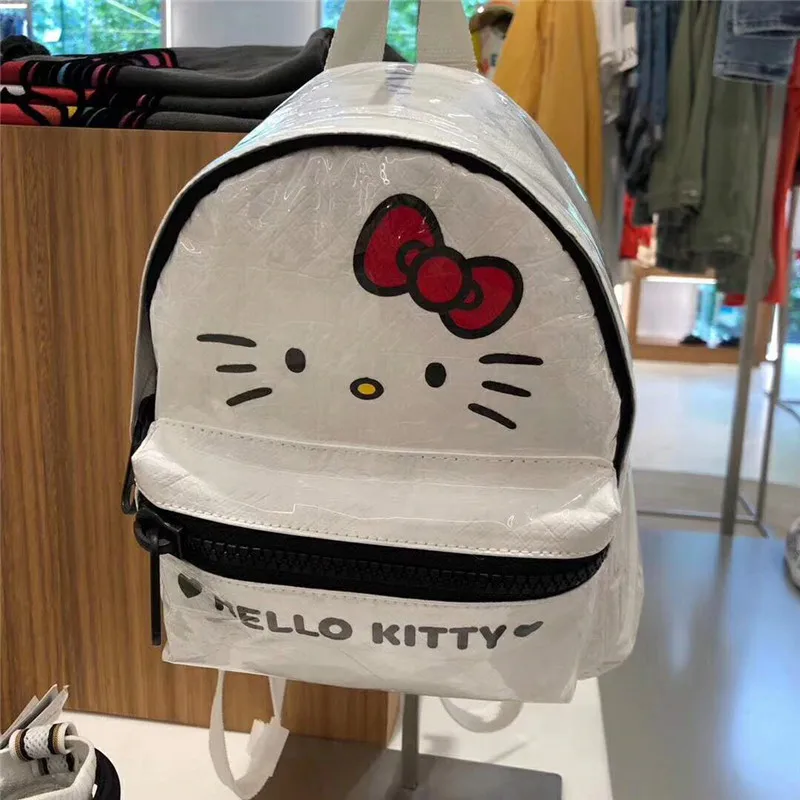 2019 новый модный мини-рюкзак с принтом HELLO KITTY Студенческая сумка рюкзак из