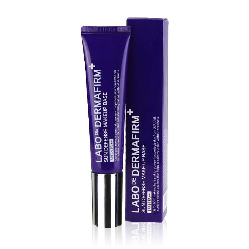 Korean cosmetic brands facial make up primer face makeup base Azulene isolation Sunscreen cream SPF34 skin lightening 30g |