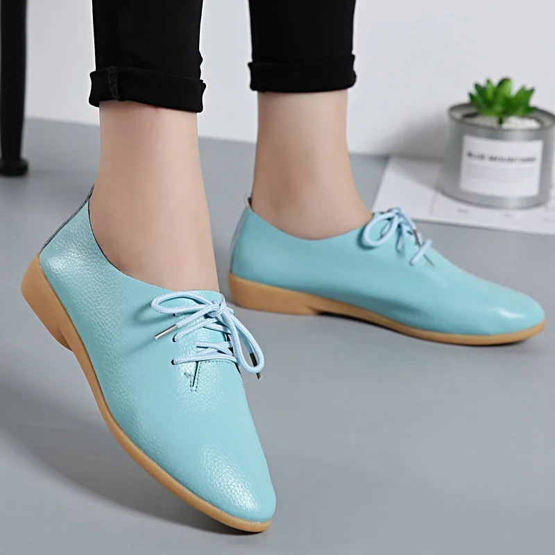 

Women's Leather Shoes 2021 Spring New British Casual Shoes Wild Thick Heel Lace Black Shoes Single Shoes Women's Shoes