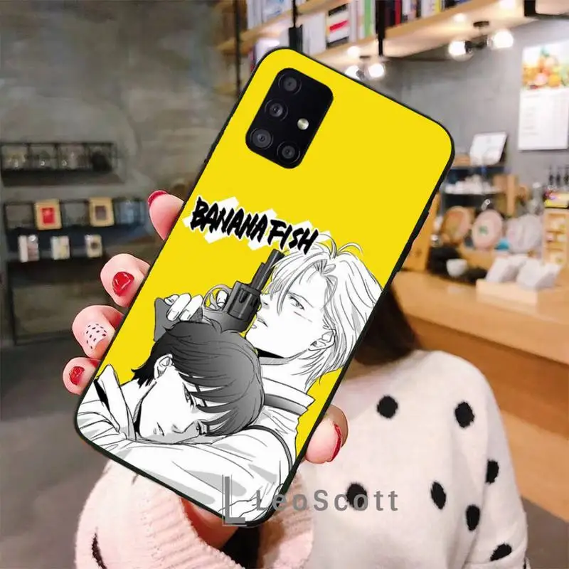 

Hot Banana Fish Anime Phone Case For Samsung S6 S7 edge S8 S9 S10 e plus A10 A50 A70 note8 J7 2017