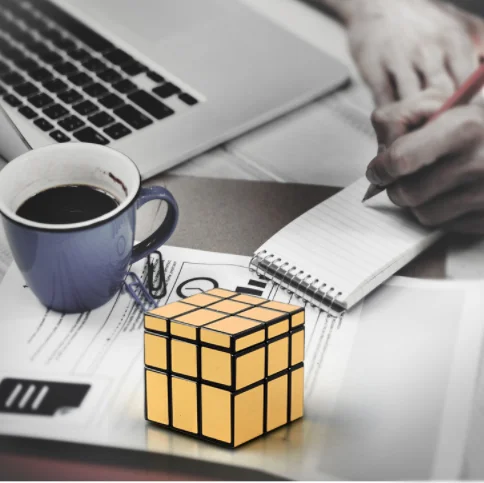 Профессиональный 3x3x3 магический зеркальный куб золотого и серебряного цвета, магический литой пазл с покрытием, скоростной поворот, Обучающие Развивающие игрушки