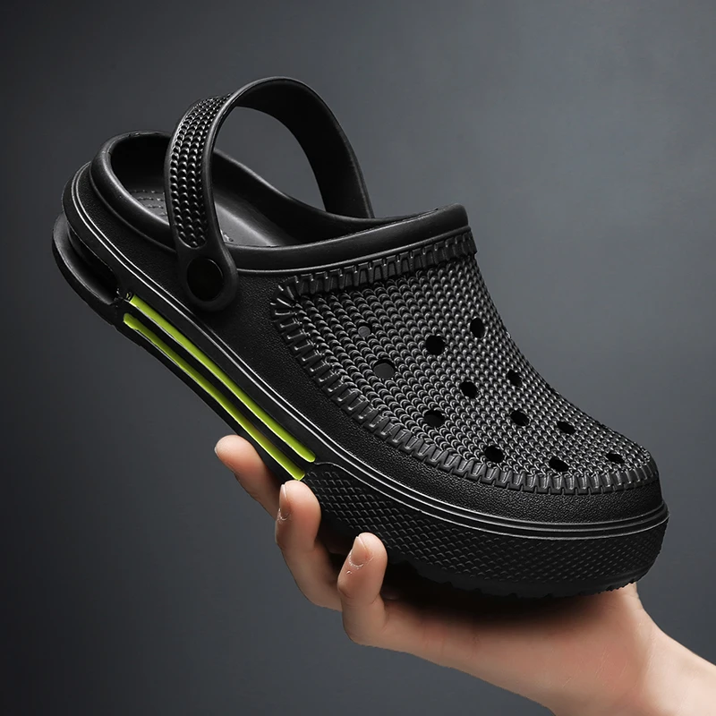 Мужские шлепанцы Пляжные Летняя уличная садовая обувь Zapatillas Hombre сандалии для