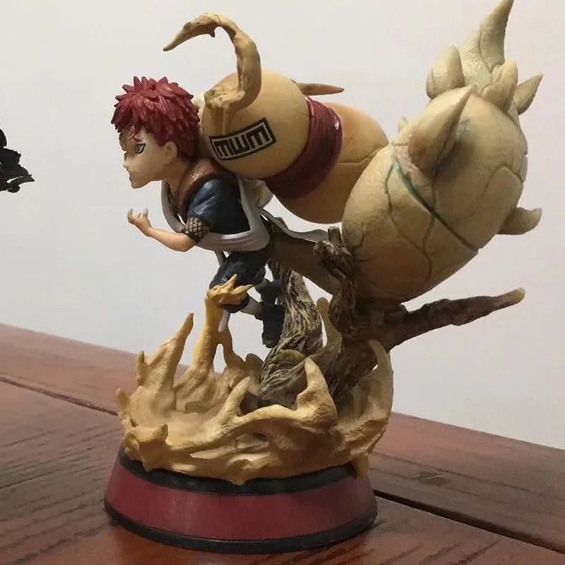 Аниме Na Wind Shadow Sandstorm Half-Beastized Gaara ПВХ 10 см экшн-фигурка Коллекционная модель |