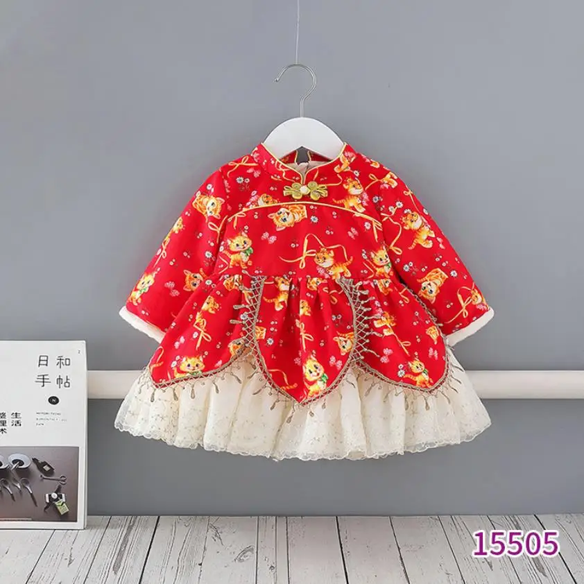 

Детское кружевное платье принцессы, красное бальное платье принцессы в стиле «Лолита» для дня рождения, A636