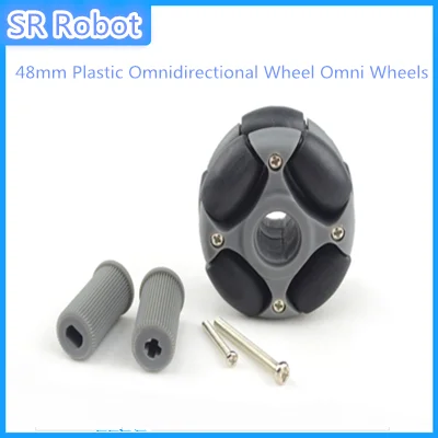 3 шт. 48 мм пластиковые всенаправленные колеса Omni Wheels 14108 для сервисного робота