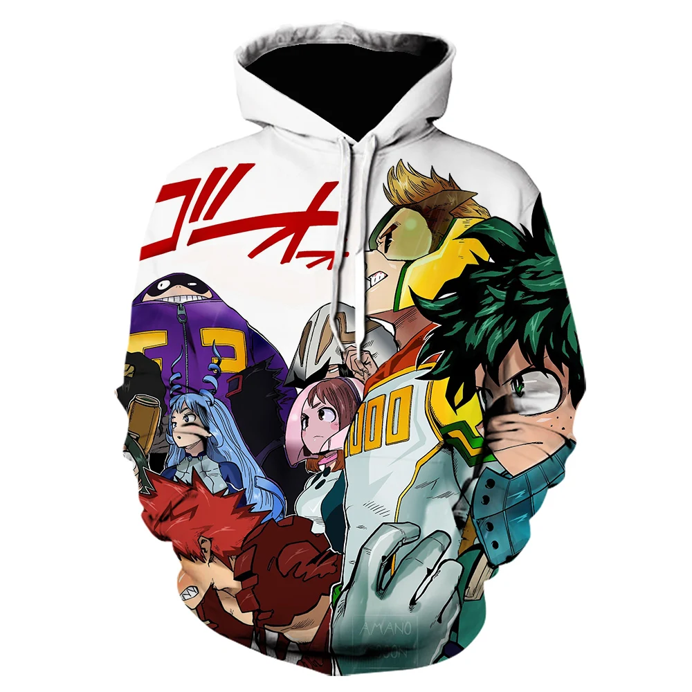 

Anime My Hero Academia Midoriya Izuku Cosplay deku Hoodie Cosplay men's and women's casual wear 2021 autumn and winter