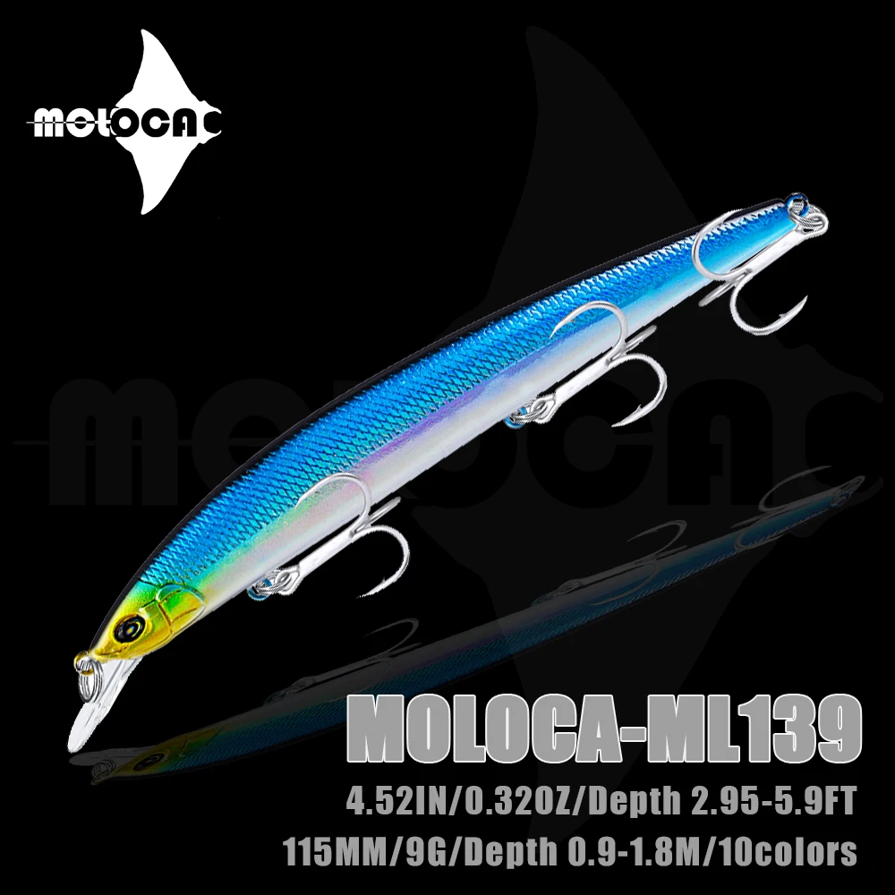 

Floating Minnow Fishing Lure Weights 9g Top Water Hard Depth 0.9-1.8M Wobblers For Perch Fish Tackle Artificial Saltwater Lures