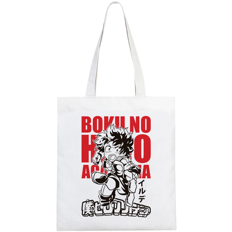 

Сумка для покупок My Hero Acdemia, сумки из джута ручная сумка для шоппинга, складная, из джута