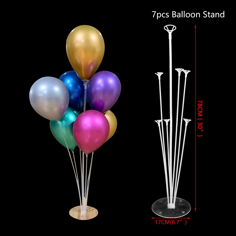 Свадебное украшение электронные шары ручка помпа воздушный шар колонна для дня