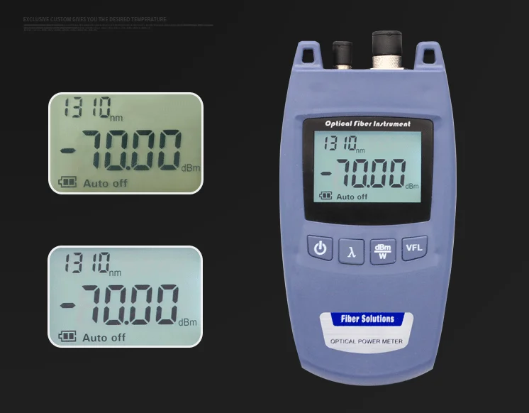 2 in 1 Mini TL520 Optical Power Meter + VFL 10mW 10km Visual Fault Locator TL-520 fiber tester light decay test：-50~+26 dBm