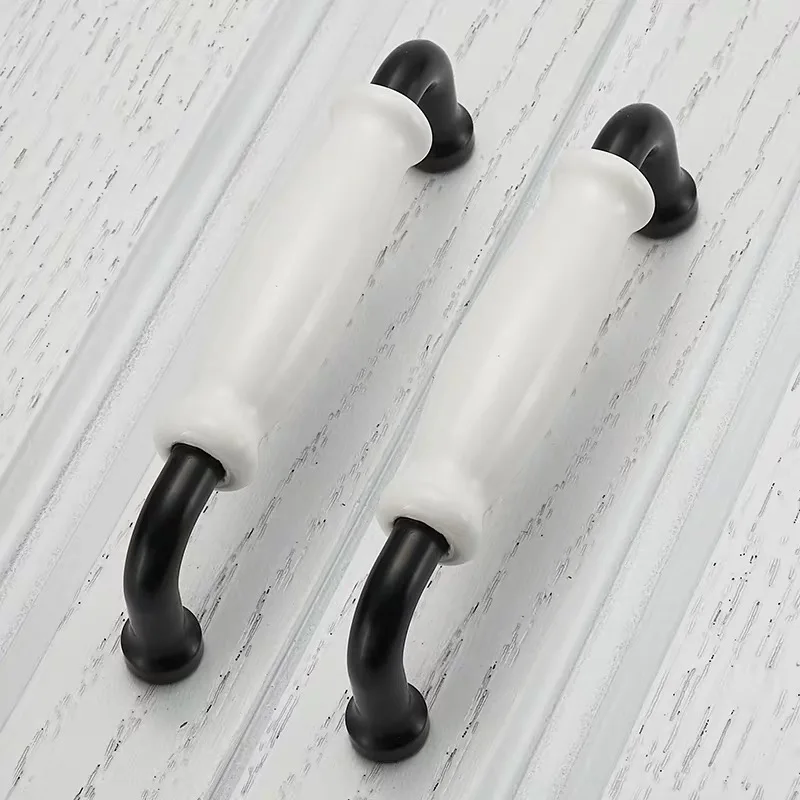 1 шт. современные керамические кухонные ручки из цинкового сплава | Обустройство