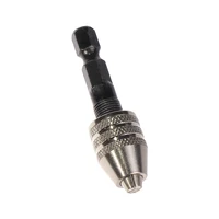 6mm 14 keyless drill bit chuck adapter silver brick rotary tools drill adapter converter quick change tool wholesale