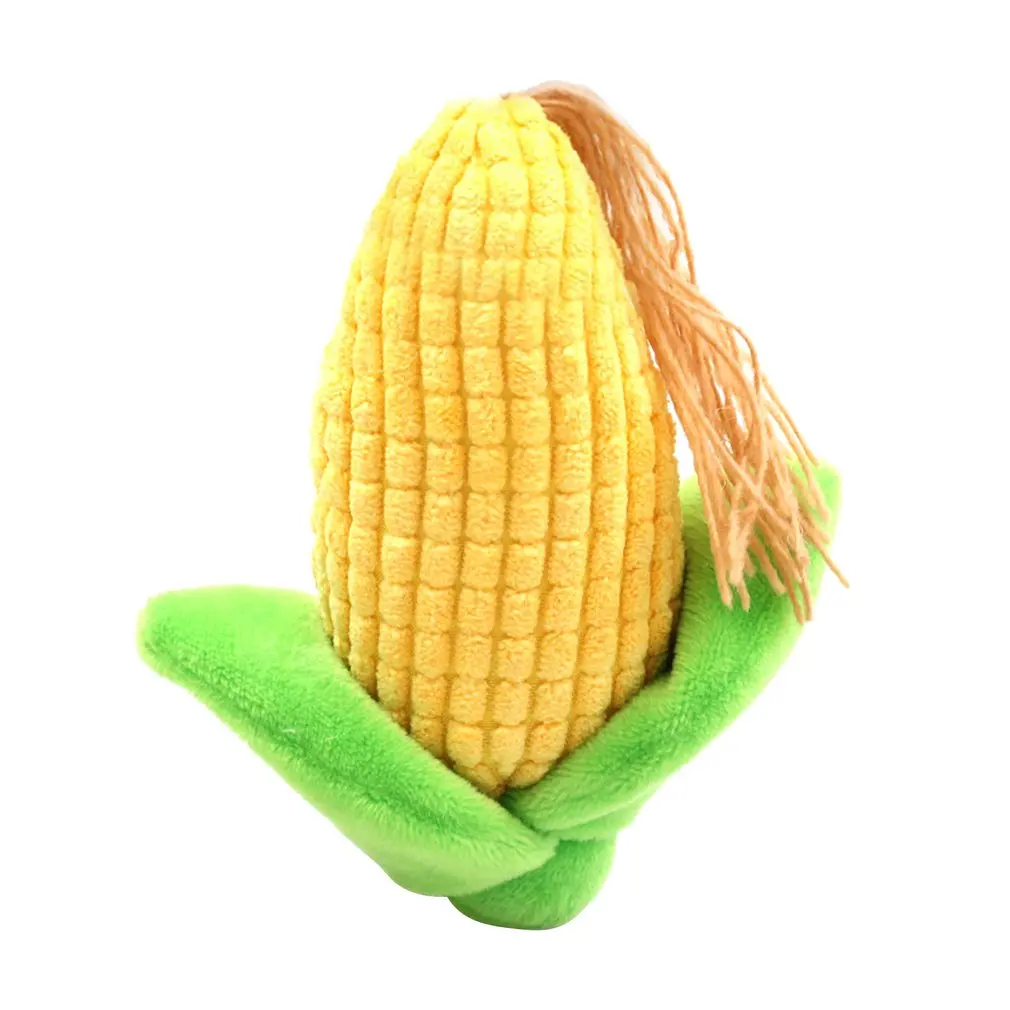 

Жевательная игрушка для домашних животных, жевательная игрушка в виде милой кукурузы, игрушка для чистки зубов, пищащая собака, аксессуары