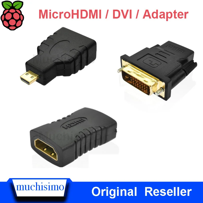 Raspberry Pi Zero Micro HDMI в кабель конвертер DVI адаптер взаимное преобразование Mini для