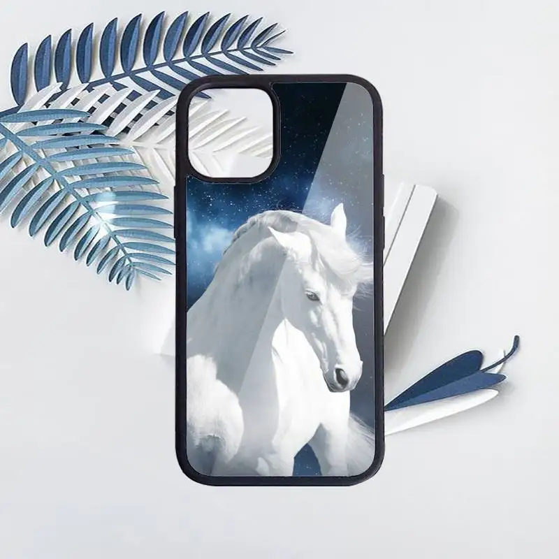 

Runing horse design pattern Phone Case PC for iPhone 11 12 pro XS MAX 8 7 6 6S Plus X 5S SE 2020 XR Luxury brand shell funda