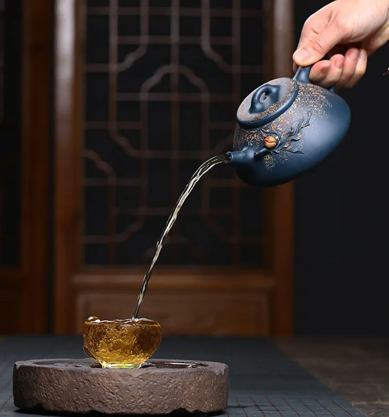 

Teteras Teapot Yixing Zisha Clay Chinese Porcelain Teapots Gongfu Tea Set 370ml New Arrived Famous Handmade Pots With Gift Box