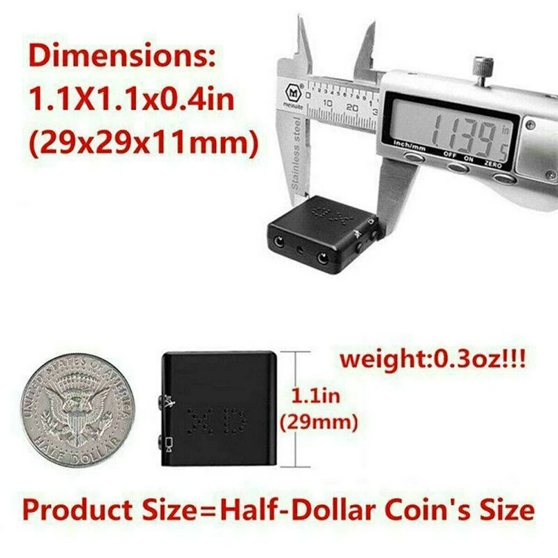 Миниатюрная Wi-Fi камера 1080P ночного видения микрокамера видеонаблюдения IP AP Motio |