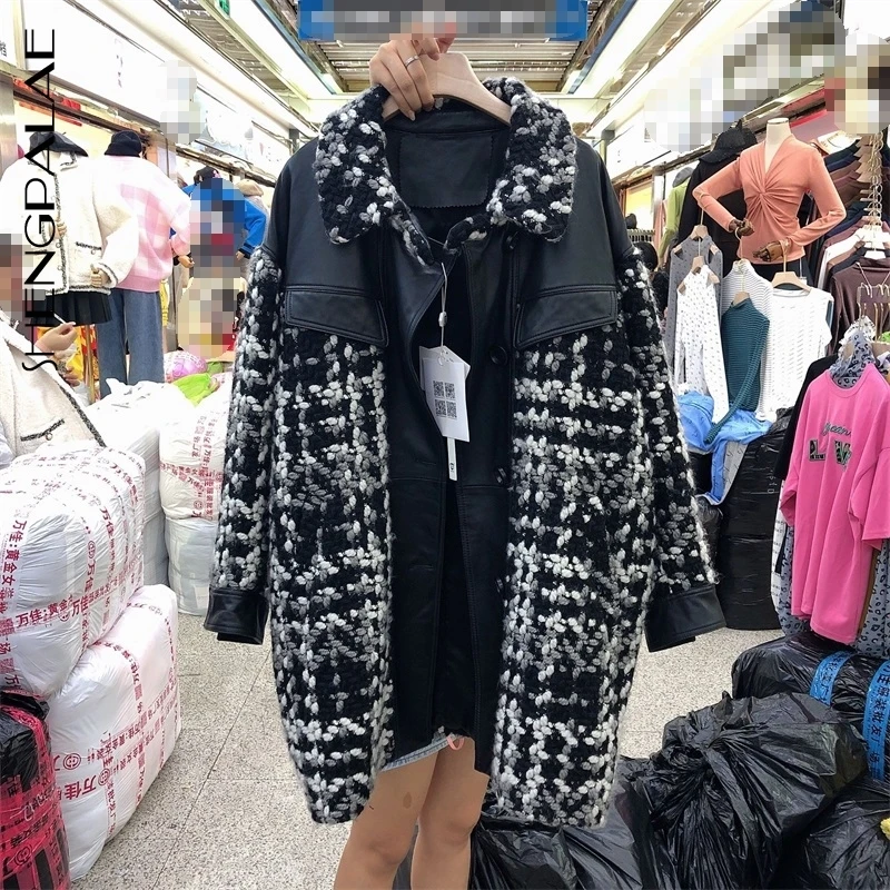 SHENGPALAE 2020 новые модные осенне-зимние хлопковые кардиганы для женщин свободные