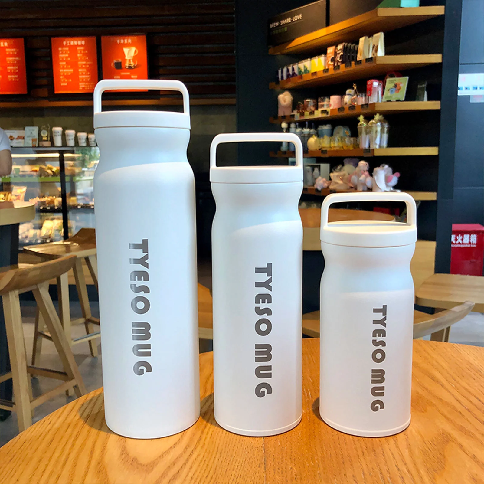 

Stainless Steel Vacuum Flask Lady Cute Student Creative Personality Trend Simple Portable Large Capacity Water Bottle Cup