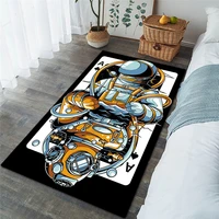 galaxy astronaut area rug 3d all over printed non slip mat dining room living room soft bedroom carpet 1