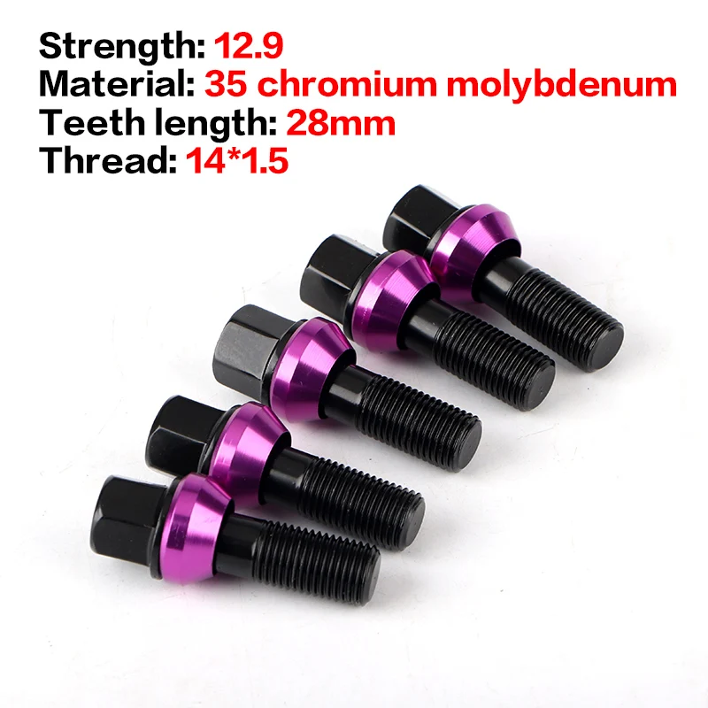 Кованые модифицированные колесные эксцентриковые болты 16/20 шт. от 5x114 3 до 5x112 M14x1.5