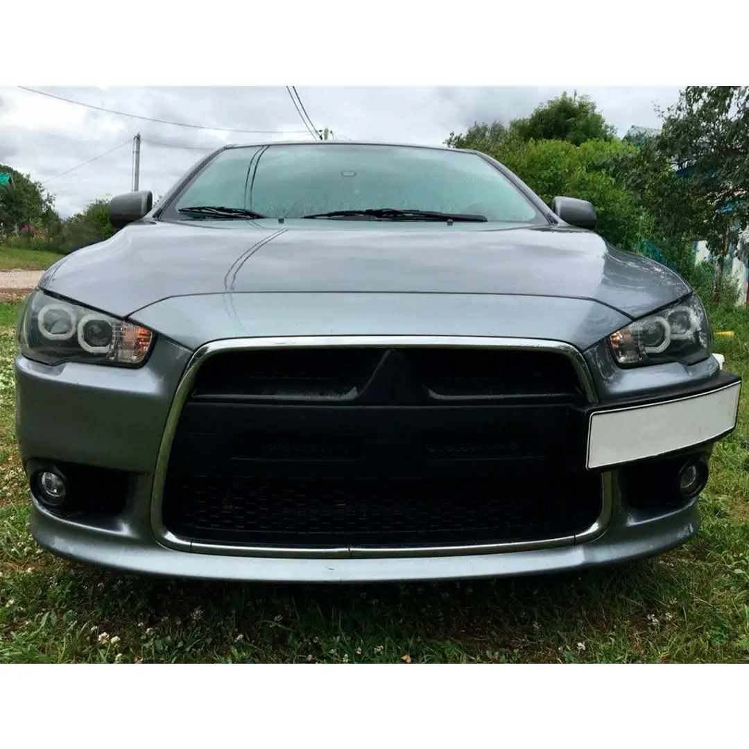 License plate number Lancer 10 restyling 2011-2015 ABS plastic tuning bumper frame styling podium | Автомобили и мотоциклы