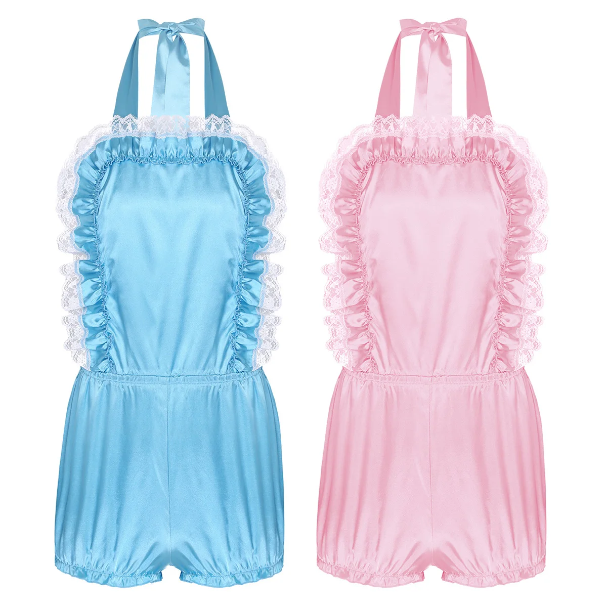 Комбинезон Мужской без рукавов с открытой спиной и воротником хомутиком|Женское