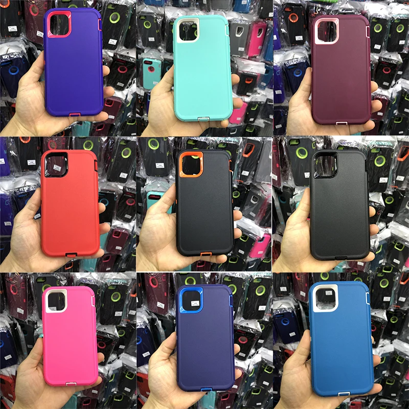 Защитный чехол для iPhone 11 12 13 Pro Max Mini X XS Max XR 6 6s 7 8 Plus SE2 2020, резиновый тяжелый противоударный чехол