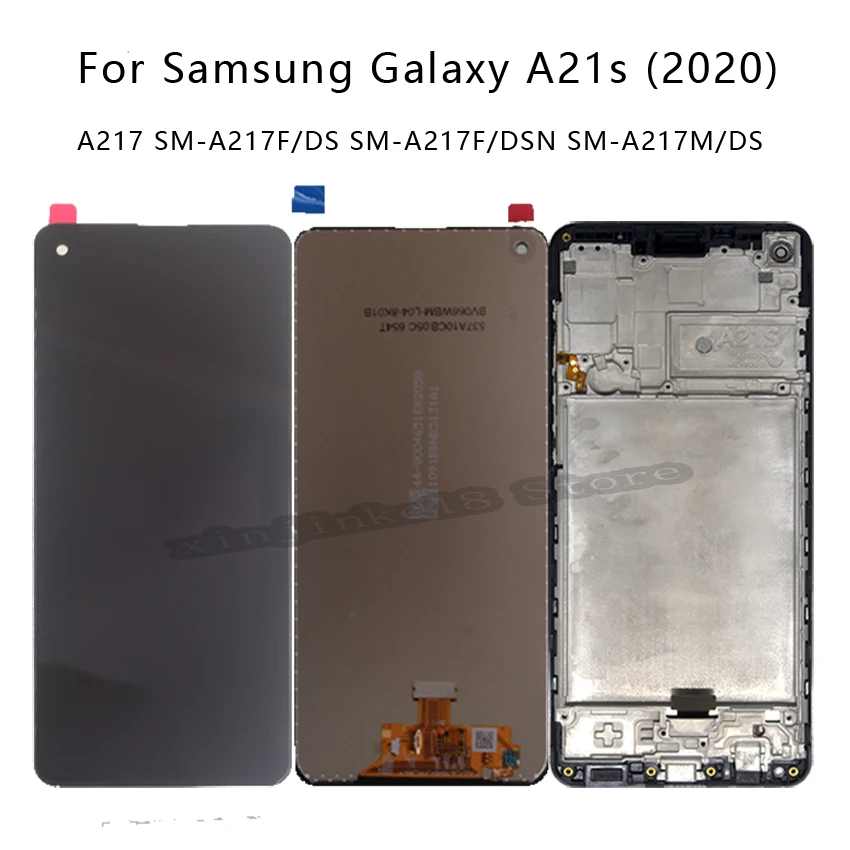 

Original For SAMSUNG Galaxy A21s 2020 A217 LCD Display SM-A217F/DS SM-A217M/DS Screen Touch Digitizer Assembly Module With Frame