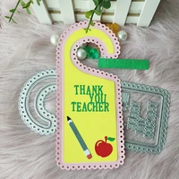 new thank you teacher tag metal cutting die mould scrapbook decoration embossed photo album decoration card making diy