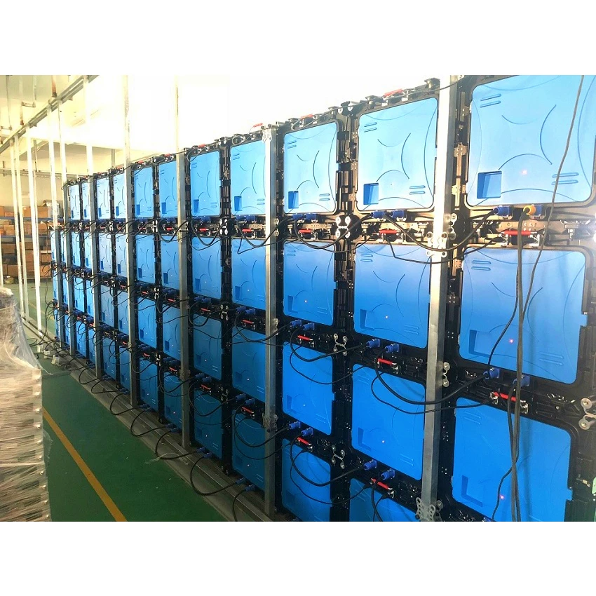 Светодиодный Дисплей Панель P4 Крытый Full HD Цвет SMD RGB 512*512 мм литья Aaluminum Кабинета