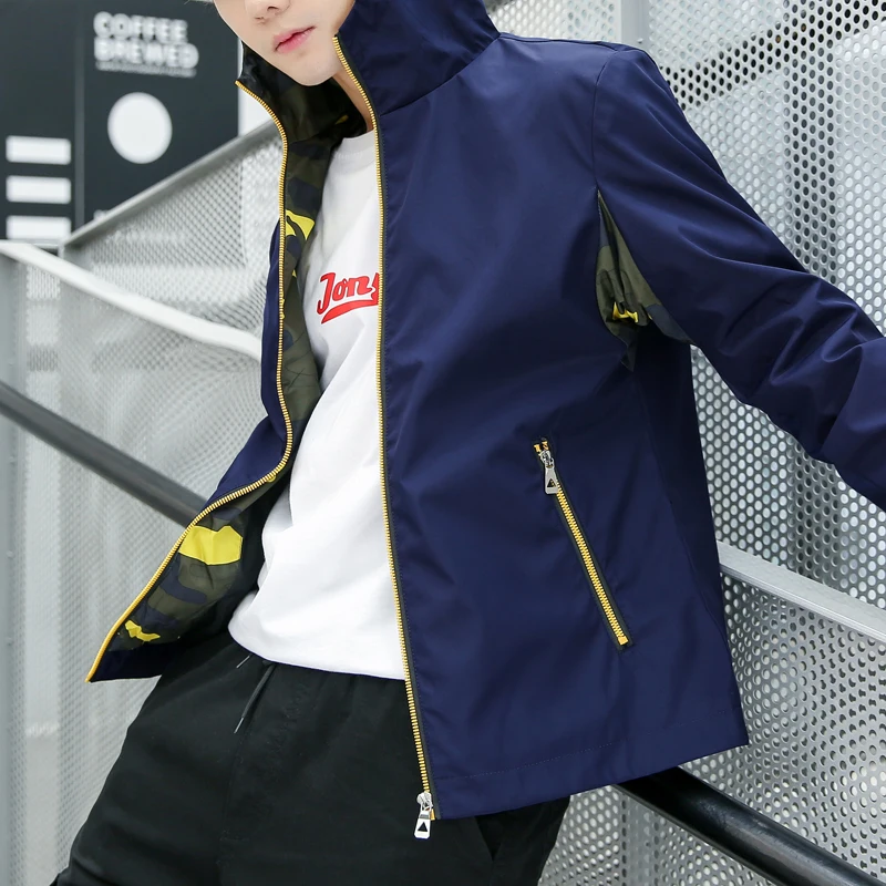 Куртка мужская с принтом лотоса и порта модная ветровка Повседневная Верхняя