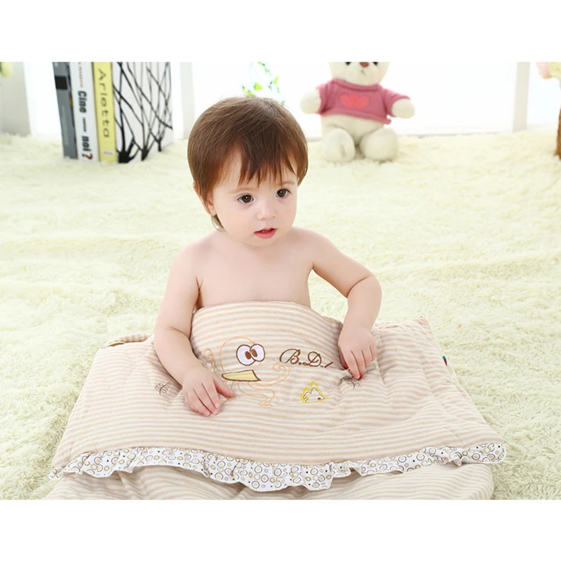 Детский спальный мешок для мальчиков и девочек зимний теплый конверт детей на