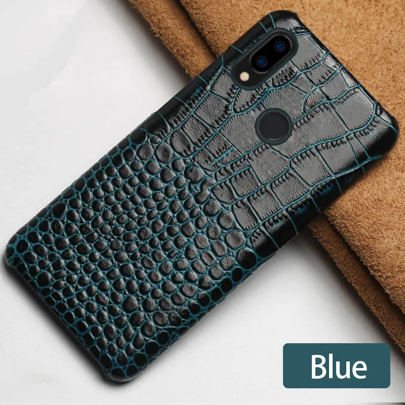 Чехол для телефона Xiao mi Red mi Note 8 Note 7 Pro 6 5 Plus 7a чехол с текстурой крокодила для mi 9 9T PRO 9 SE A3 A2 A1 8 Pro 8 Lite - Цвет: Blue