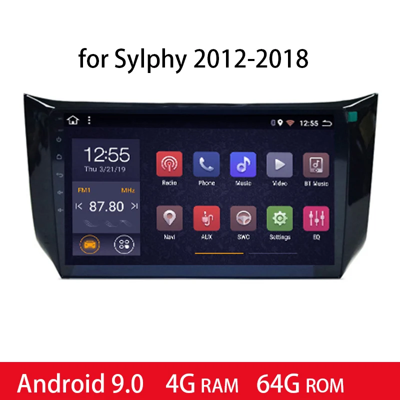 Автомобильный мультимедийный плеер Android 9 0 для Nissan Sylphy B17 Sentra 12 2013 2014 2015 2016 2017 2018