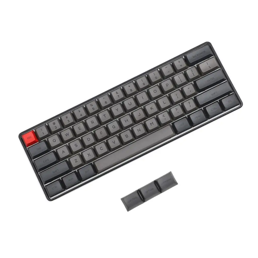 Black White SK61 Type-C Gateron optical switches Dye Sub Keycaps RGB backlight Mechanical Keyboard | Keyboards
