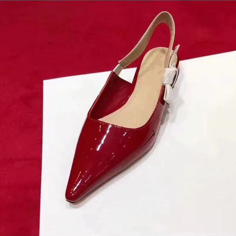 

2021Red Patent Leather Pumps Wedding Shoes for Women