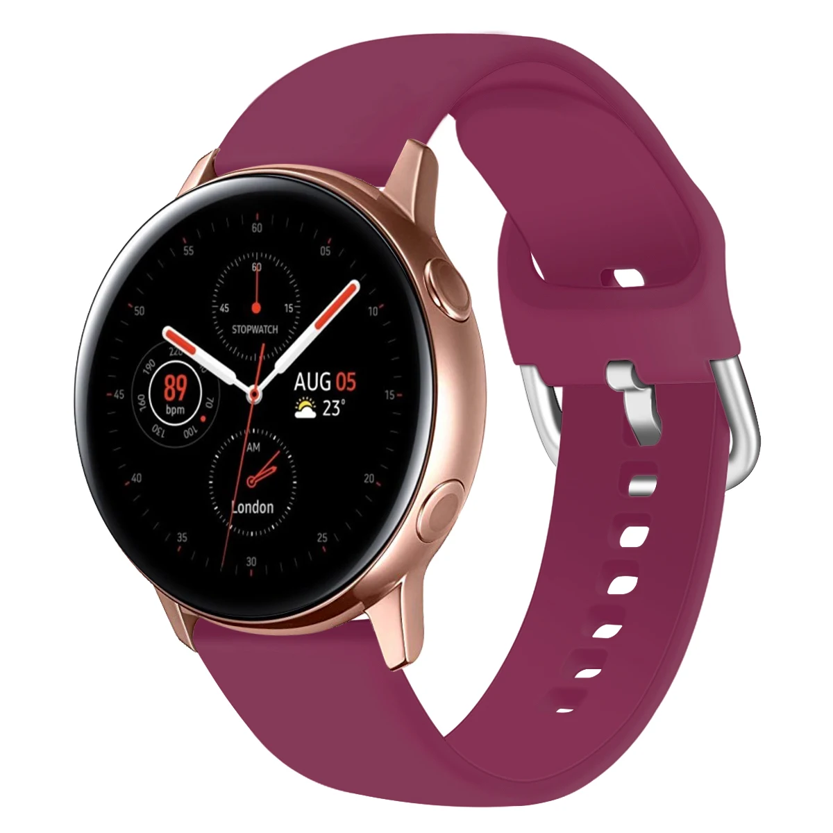 Для samsung Galaxy Watch Active 2 40 мм ремешок водонепроницаемый гибкий мягкий силиконовый сменный ремешок для Galaxy Active 2 40 мм
