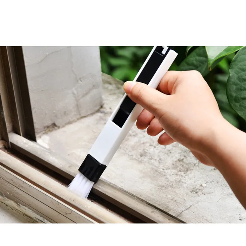 Маленькая искусственная щетка для чистки оконных пазов мёртвых углов | Дом и сад