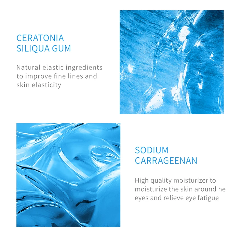 60 шт. Коллагеновые патчи для области вокруг глаз с гиалуроновой кислотой |