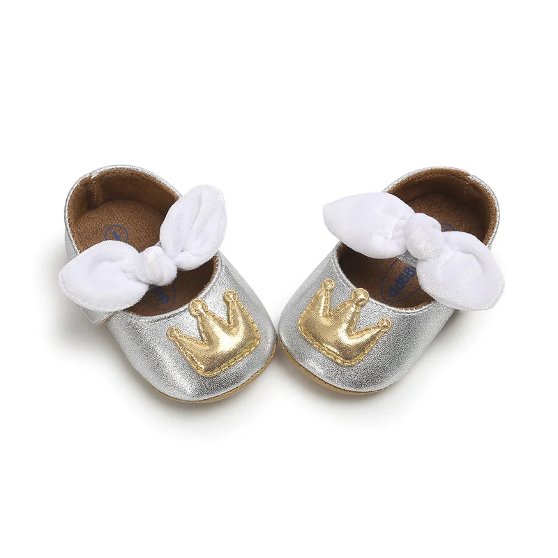 Обувь для новорожденных Платье девочек и мальчиков Вечерние туфли принцессы с