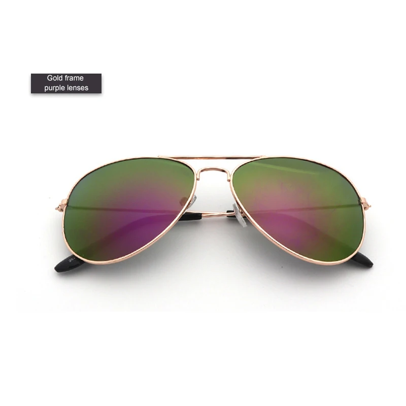 Солнцезащитные очки с полимерными линзами для мужчин и женщин зеркальные