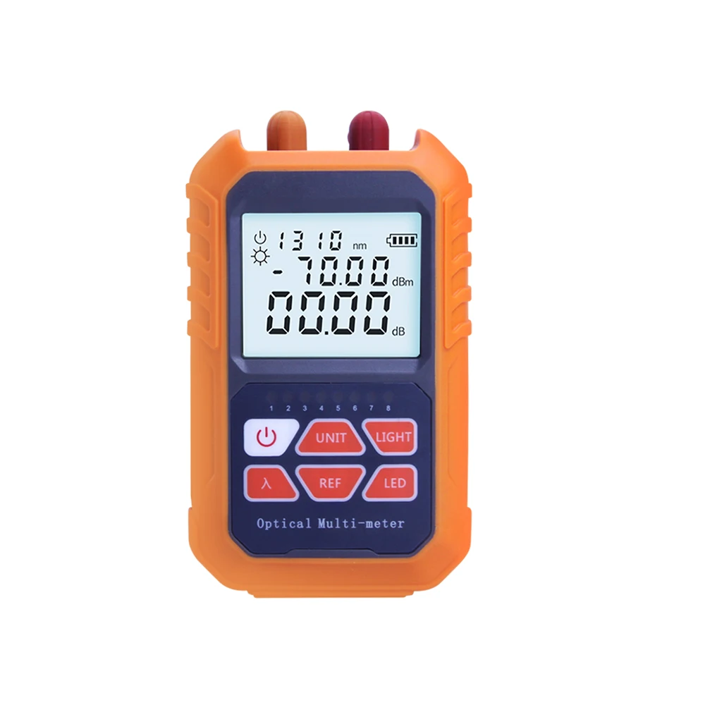 Ftth 3-in-1 handheld Fiber mini Optical Power Meter -70+3 dBm Laser source Visual Fau 5MW 5KM  Network Cable Test
