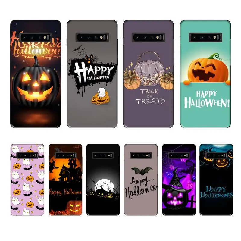 Чехол с рисунком тыквы на Хэллоуин чехлы для samsung galaxy A10 A20 A30S A40 A50 A51 A70 A71 note 8 9 10 |