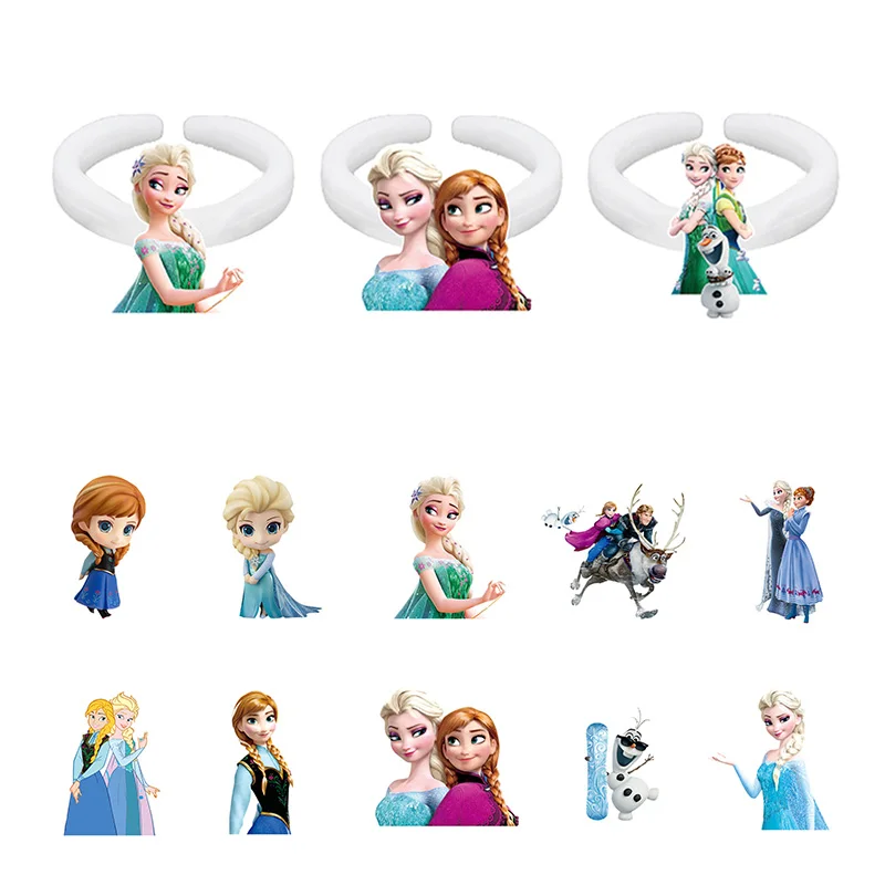 

Disney Frozen Princess Aisha Character Ring Gift For Friends Party Party Accessories Jewelry Ring New Resin Acrylic Ring