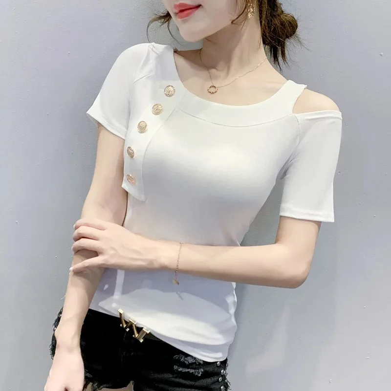 

2021 tees women clothe Summer black Fashion T Shirt Women Woman Tshirt