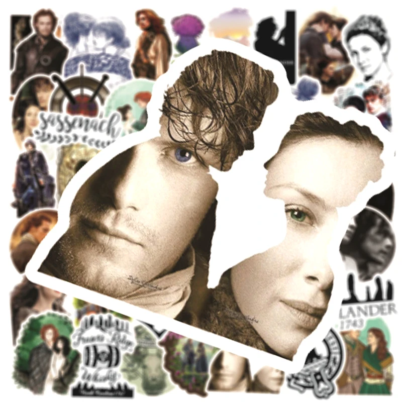 Pegatinas cl&aacute;sicas de la serie de TV Outlander para motocicletas, vasos de agua, muebles, juguetes para ni&ntilde;os, caja de equipaje, 10/30/50 unids/paquete-3