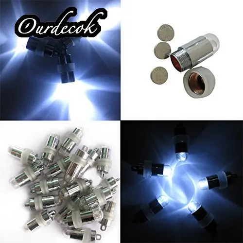 50 шт. Мини светодиодный Водонепроницаемый воздушные шары для свадьбы