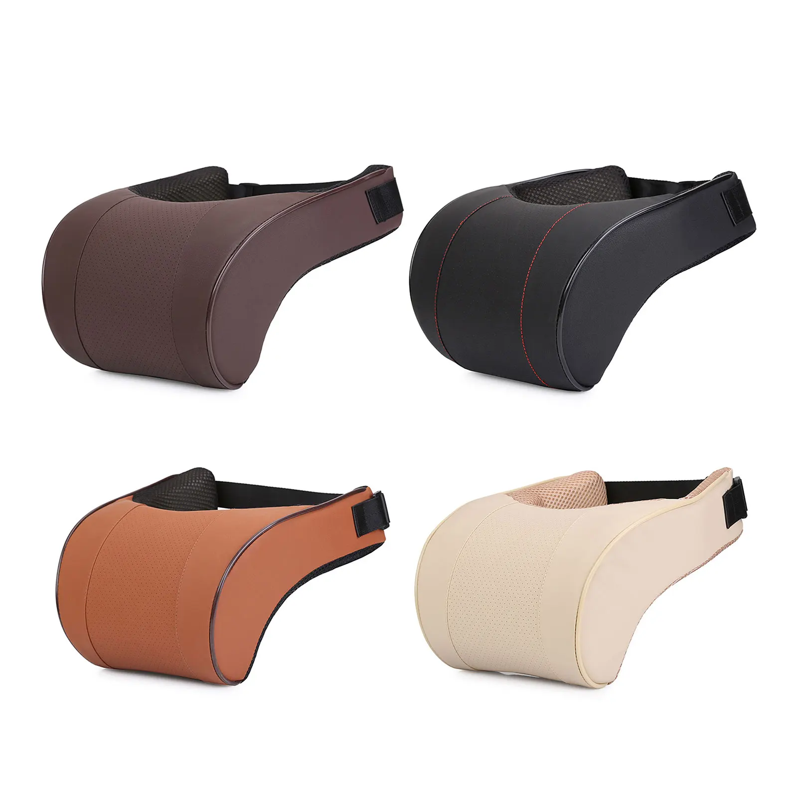 

PU Leather Car Auto Seat Neck Pillow Memory Foam Head Neck Rest Headrest Cushion Car Neck Pillow Auto Car Interior Active