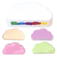 1pc cloud bath salt rainbow soap moisturizing exfoliating cleaning for baby care body skin bubble bath bombs